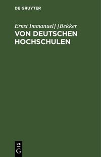 Produktbild: Von deutschen Hochschulen