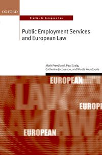 Produktbild: Public Employment Services and European Law