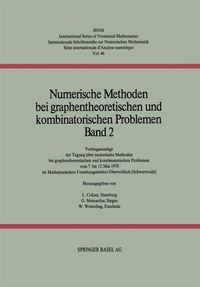 Produktbild: Numerische Methoden bei graphentheoretischen und kombinatorischen Problemen