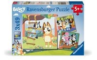 Produktbild: Kinderpuzzle 3x49 Teile - Bluey - Erinnerungen schaffen