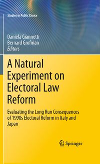 Produktbild: A Natural Experiment on Electoral Law Reform