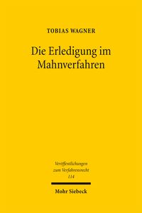 Produktbild: Die Erledigung im Mahnverfahren