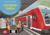 Produktbild: Eisenbahn fahren mit Emma und Paul. Kamishibai Bildkartenset