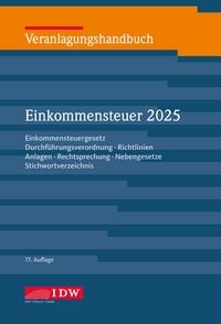 Produktbild: Veranlagungshandbuch Einkommensteuer 2025, 77.Auflage
