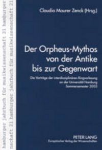 Produktbild: Der Orpheus-Mythos von der Antike bis zur Gegenwart