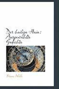 Produktbild: Der Heilige Hain: Ausgew Hlte Gedichte