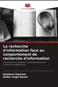 Produktbild: La recherche d'information face au comportement de recherche d'information