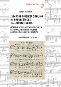 Produktbild: J&uuml;dische Musikerziehung im Preu&szlig;en des 19. Jahrhunderts