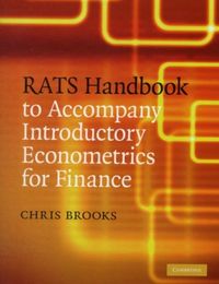 Produktbild: RATS Handbook to Accompany Introductory Econometrics for Finance