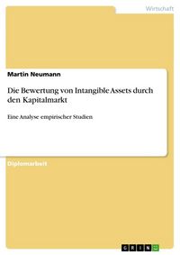 Produktbild: Die Bewertung von Intangible Assets durch den Kapitalmarkt