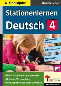 Produktbild: Kohls Stationenlernen Deutsch 4. Schuljahr