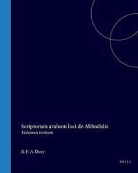 Produktbild: Scriptorum Arabum Loci de Abbadidis