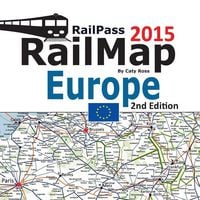 Produktbild: RailPass RailMap Europe 2015