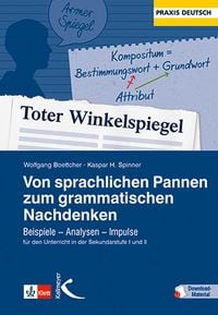Produktbild: Von sprachlichen Pannen zum grammatischen Nachdenken