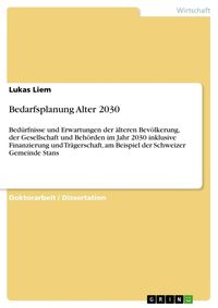 Produktbild: Bedarfsplanung Alter 2030
