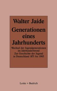 Produktbild: Generationen eines Jahrhunderts