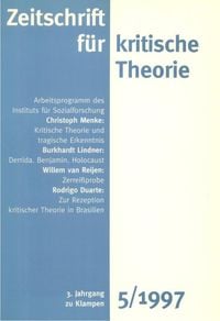 Produktbild: Zeitschrift f&uuml;r kritische Theorie / Zeitschrift f&uuml;r kritische Theorie, Heft 5 (1997)
