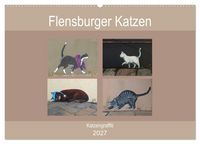Produktbild: Flensburger Katzen (Wandkalender 2027 DIN A2 quer), CALVENDO Monatskalender