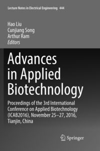 Produktbild: Advances in Applied Biotechnology