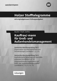 Produktbild: Holzer Stofftelegramme Kauffrau/-mann für Groß- und Außenhandelsmanagement
