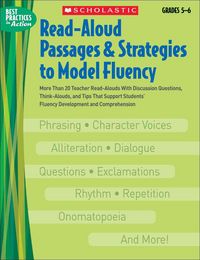 Produktbild: Read-Aloud Passages & Strategies to Model Fluency, Grades 5-6: More Than 20 Teacher Read-Alouds with Discussion Questions, Think-Alouds, and Tips That