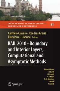 Produktbild: BAIL 2010 - Boundary and Interior Layers, Computational and Asymptotic Methods