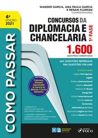 Produktbild: Como passar concursos diplomacia e chancelaria