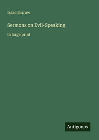 Produktbild: Sermons on Evil-Speaking