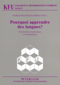 Produktbild: Pourquoi apprendre des langues ?