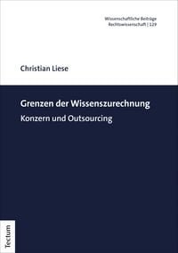 Produktbild: Grenzen der Wissenszurechnung