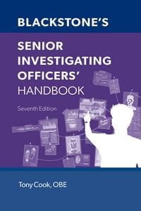 Produktbild: Blackstone's Senior Investigating Officers' Handbook 7e
