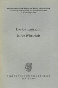 Produktbild: Die Konzentration in der Wirtschaft.