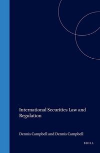 Produktbild: International Securities Law and Regulation
