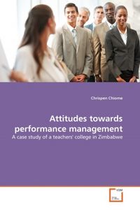Produktbild: Chiome, C: Attitudes towards performance management