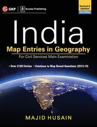 Produktbild: India Map Entries in Geography for Civil Services Main Examination 2ed
