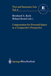 Produktbild: Compensation for Personal Injury in a Comparative Perspective