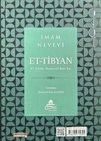 Produktbild: Et -Tibyan Kuran Okuma Adaplari