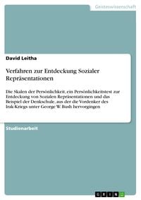 Produktbild: Verfahren zur Entdeckung Sozialer Repr&auml;sentationen
