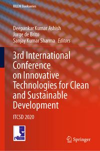 Produktbild: 3rd International Conference on Innovative Technologies for Clean and Sustainable Development