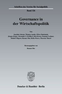 Bild vom Artikel Governance in der Wirtschaftspolitik. vom Autor Renate Ohr
