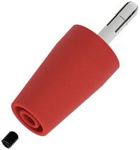 Produktbild: Electro PJP 3300-IEC-CD1-R Adapter-Buchse gerade Stift-&Oslash;: 4mm Rot 1St.