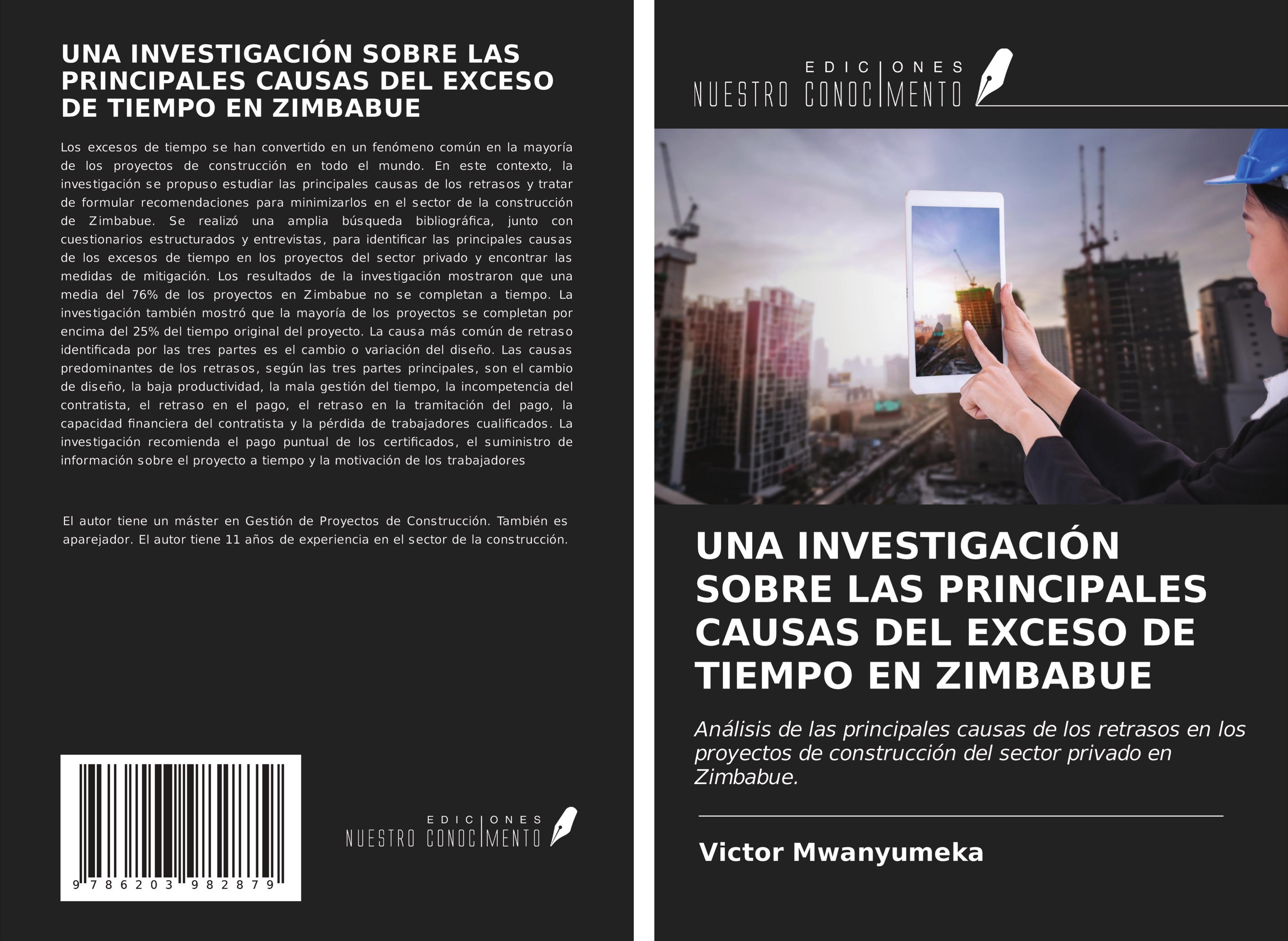 Produktbild: UNA INVESTIGACI&Oacute;N SOBRE LAS PRINCIPALES CAUSAS DEL EXCESO DE TIEMPO EN ZIMBABUE