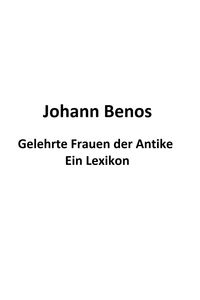 Produktbild: Gelehrte Frauen der Antike - Ein Lexikon