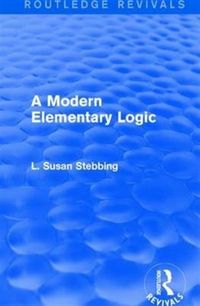 Produktbild: Stebbing, L: : A Modern Elementary Logic (1952)