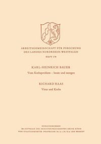 Produktbild: Vom Krebsproblem - heute und morgen. Virus und Krebs