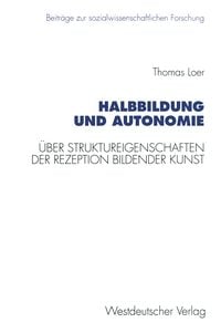 Produktbild: Halbbildung und Autonomie