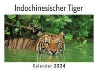 Produktbild: Indochinesischer Tiger (Wandkalender 2024, Kalender DIN A4 quer, Monatskalender im Querformat mit Kalendarium, Das perfekte Geschenk)