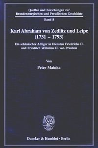 Produktbild: Karl Abraham von Zedlitz und Leipe (1731 - 1793).
