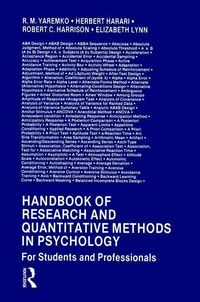 Produktbild: Yaremko, R: Handbook of Research and Quantitative Methods in
