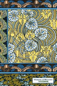 Produktbild: Glamour of Blossoms NOTEBOOK [ruled Notebook/Journal/Diary to write in, 60 sheets, Medium Size (A5) 6x9 inches]